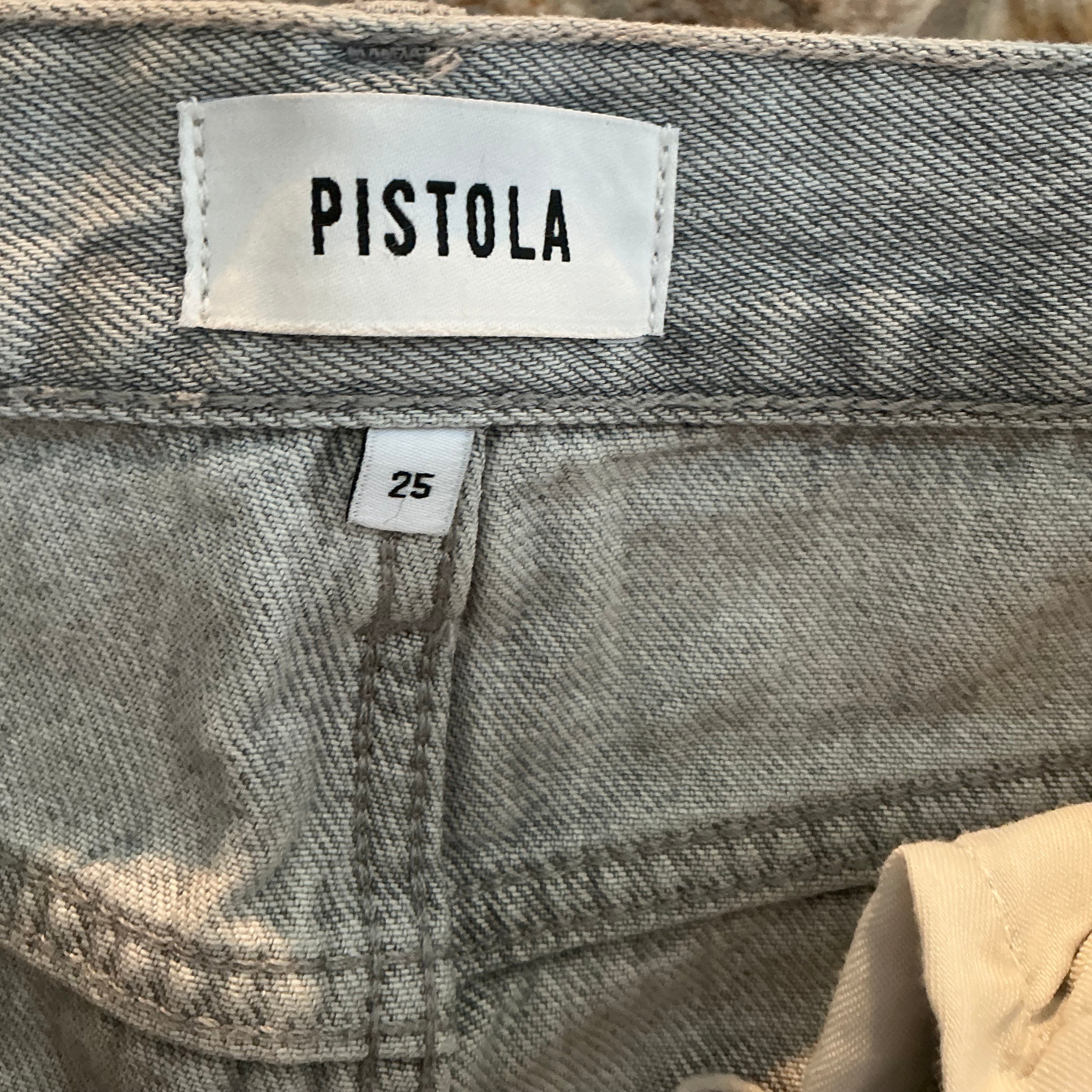Pistola Light Wash Wide Leg Jeans - Size 25