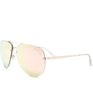 Quay x Amanda Steele Aviator Muse Sunglasses