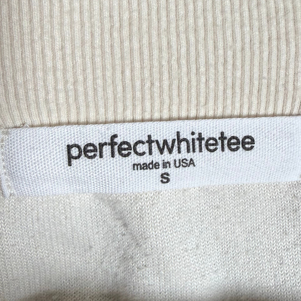 Perfect White Tee Cream Velour Set