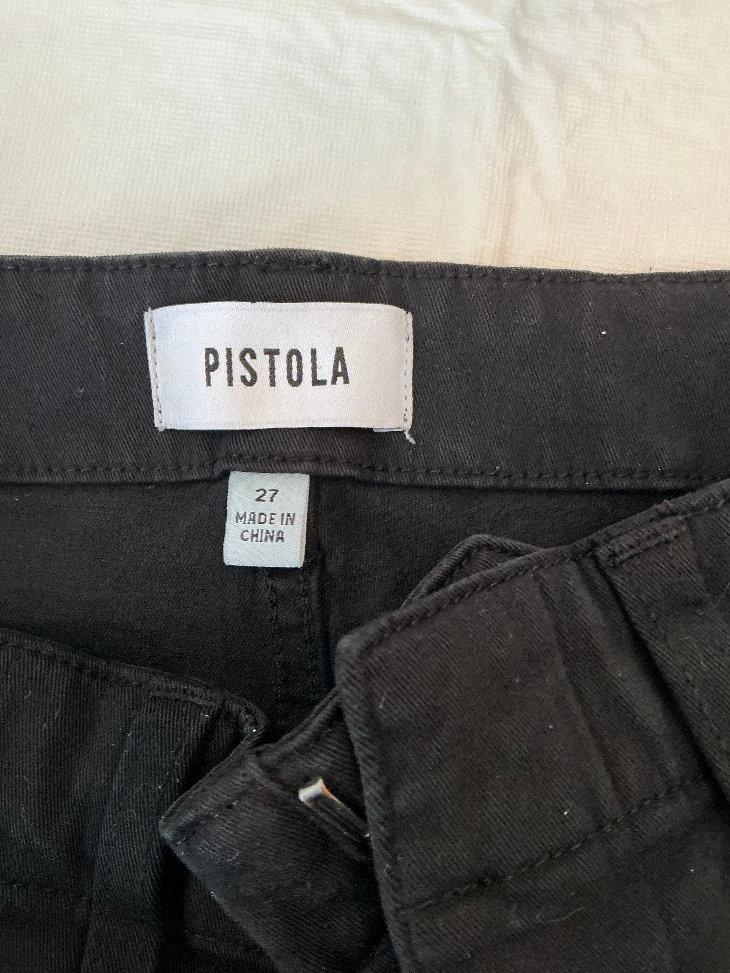 PISTOLA - SOPHIA WIDE LEG PANT Black Pants Size 27
