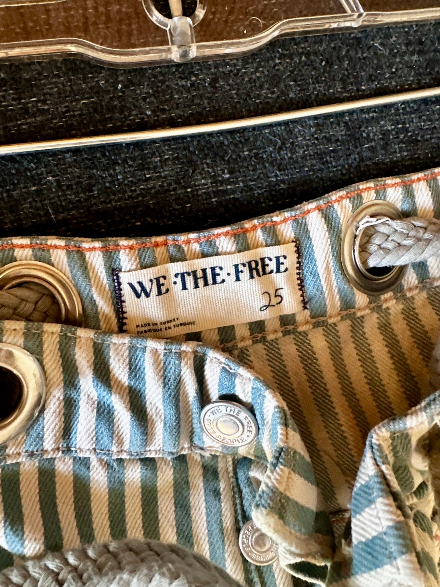 Free People Moxie Railroad Jeans Size 25