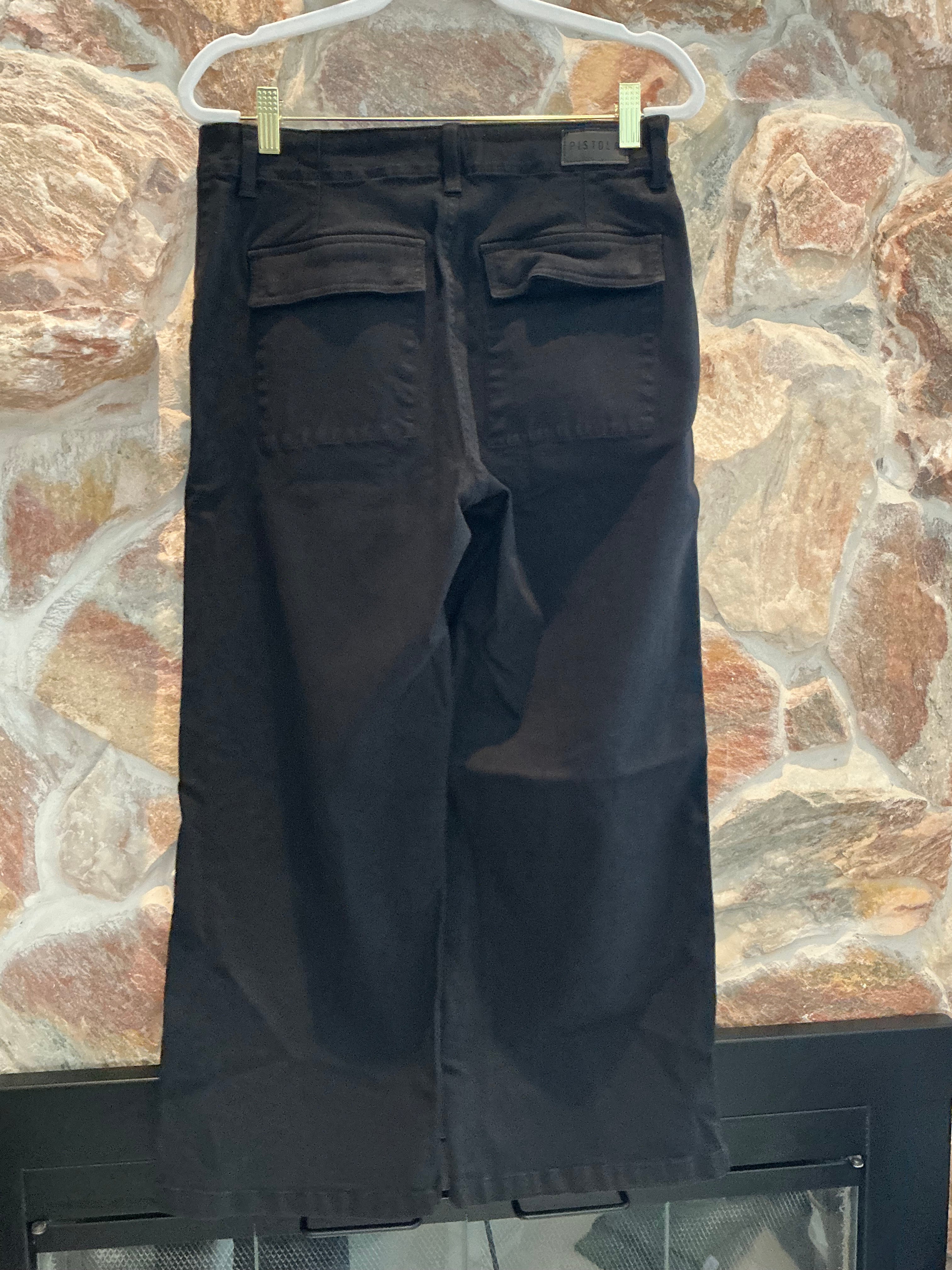 PISTOLA - SOPHIA WIDE LEG PANT Black Pants Size 27