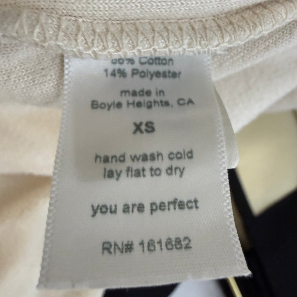 Perfect White Tee Cream Velour Set