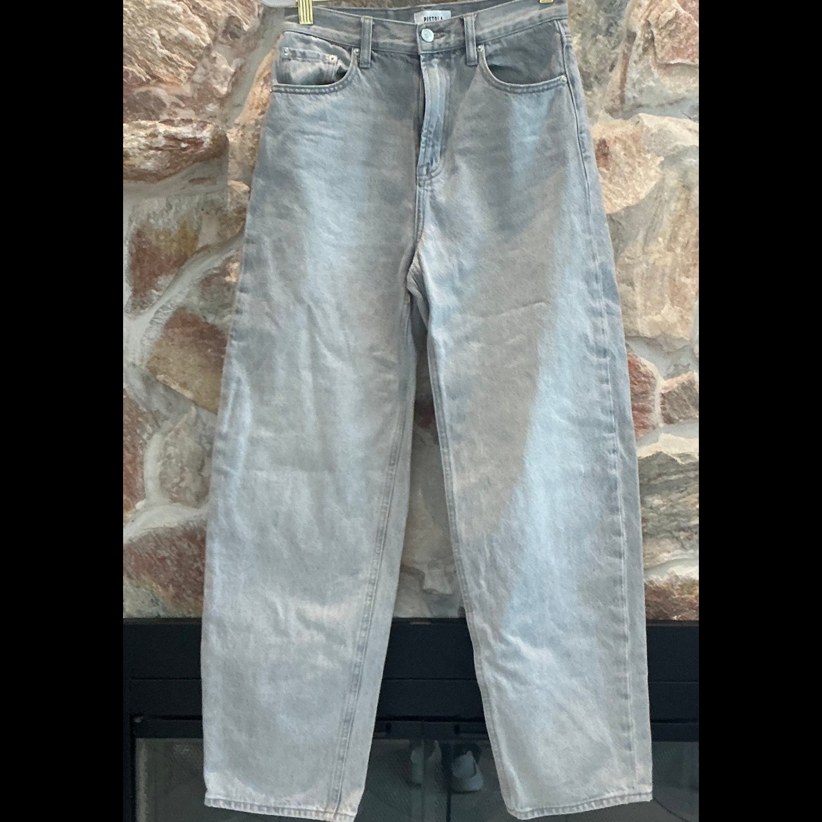 Pistola Light Wash Wide Leg Jeans - Size 25