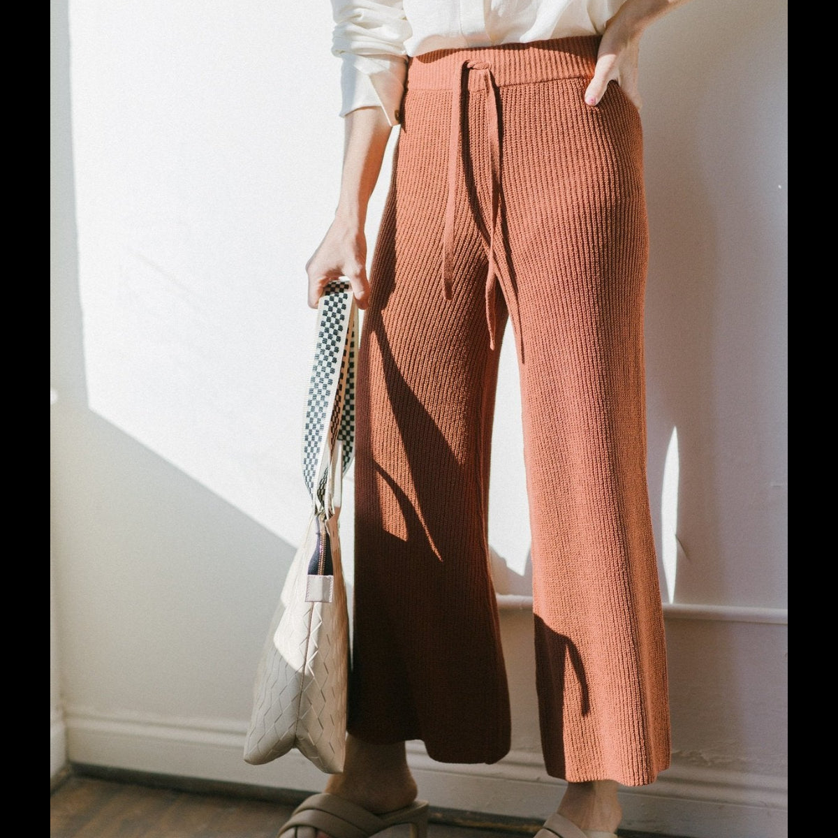 A.L.C. Knit Wide Leg Pants