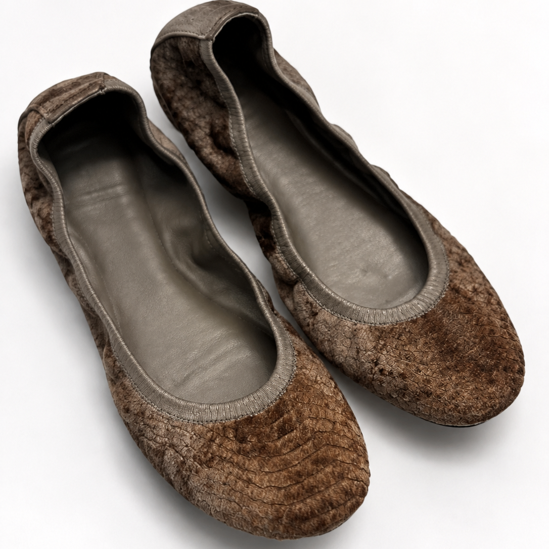 Tory Burch Calf Hair Ballet Flats Size 7 | Designer Flats