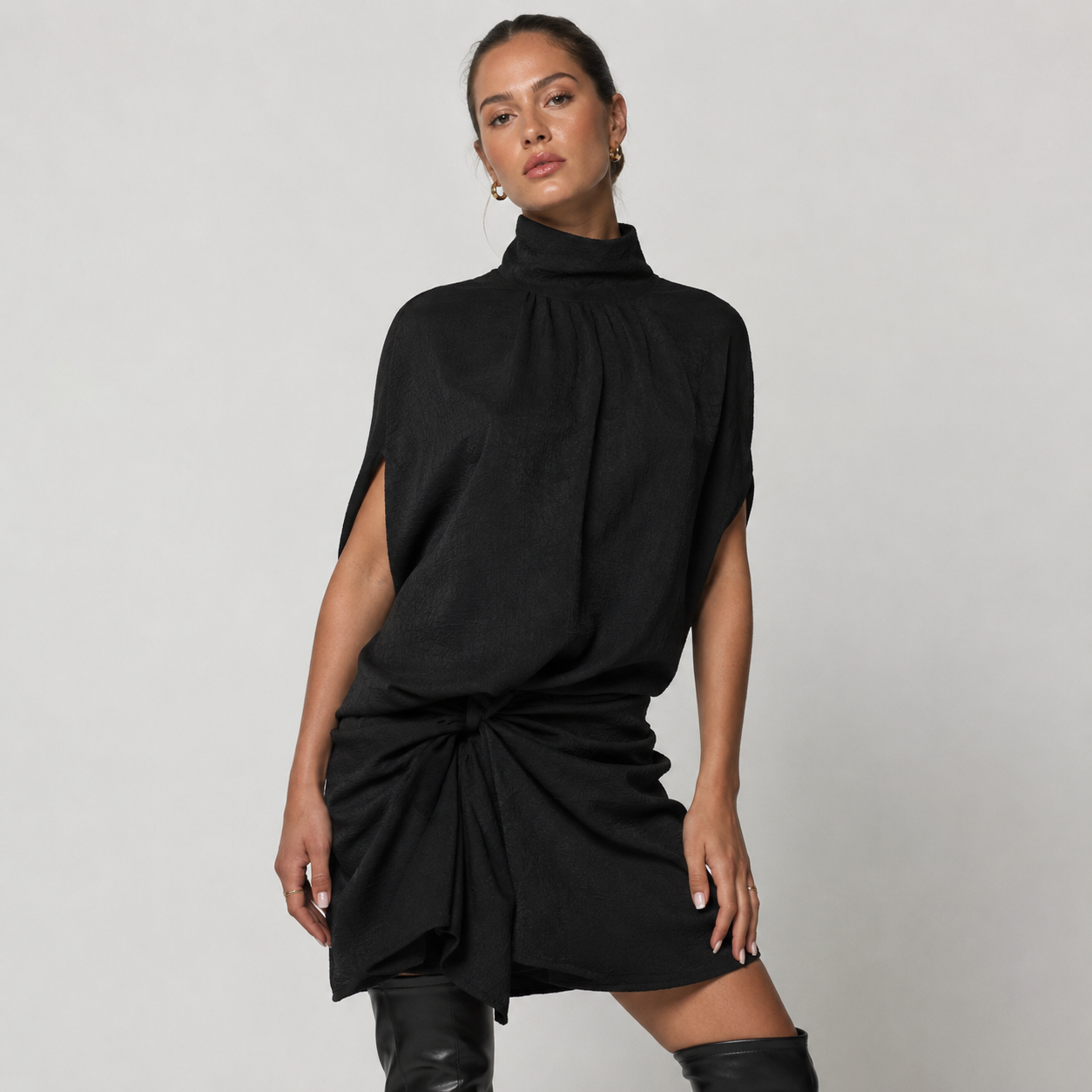 Zara x Stefano Pilati Black Ruffle Romper Size XS NWT | Women's Designer Romper