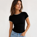 Z Supply Ribbed Crochet Trim Top Size S | Women's Knit Tank