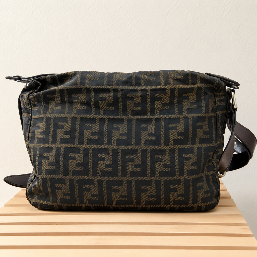 Fendi Zucchino Canvas Crossbody Bag