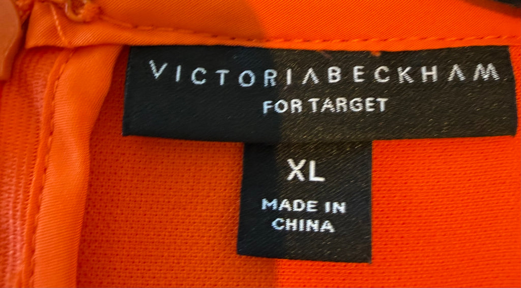 Victoria Beckham For Target Orange Romper Size XL