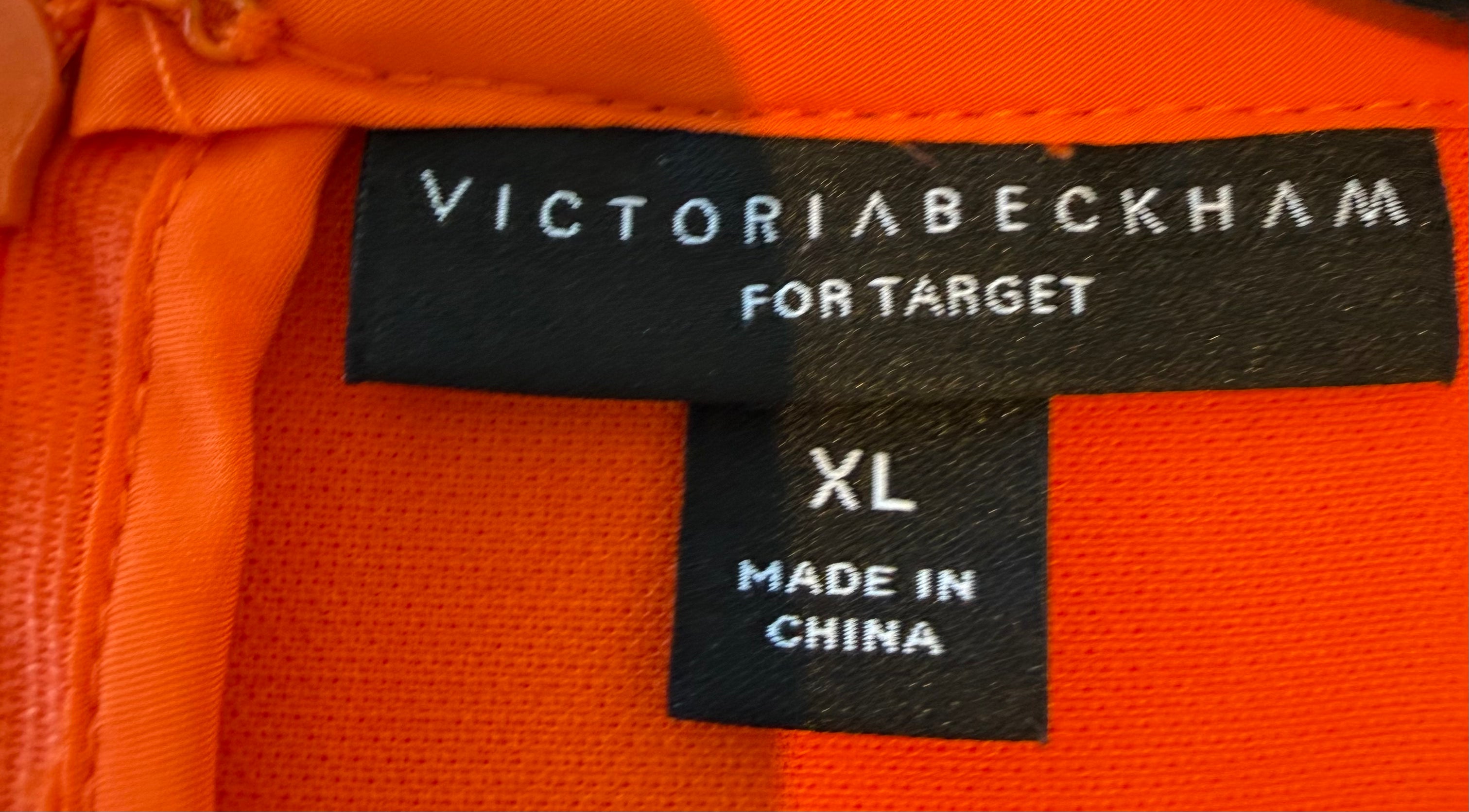 Victoria Beckham For Target Orange Romper Size XL