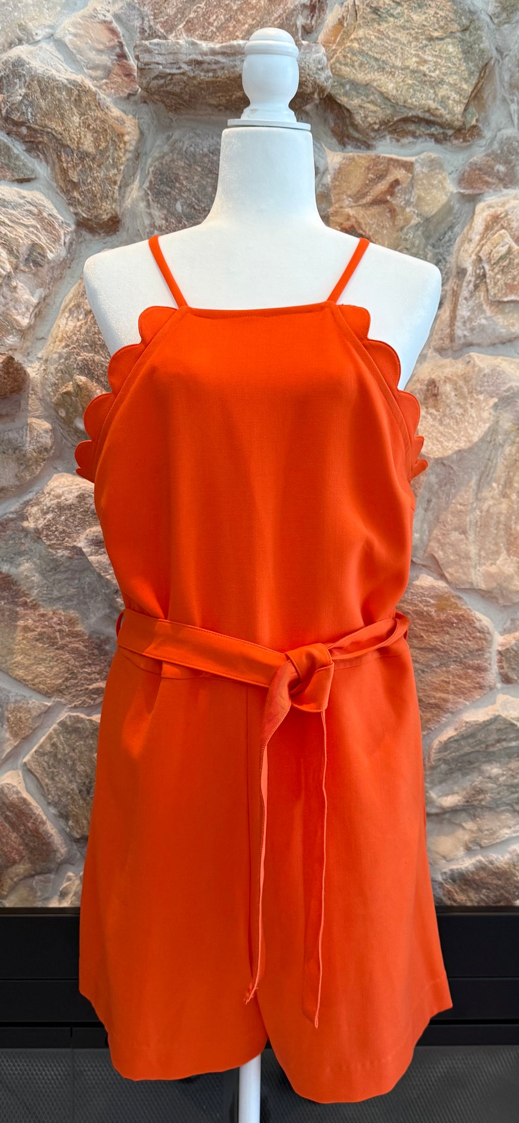 Victoria Beckham For Target Orange Romper Size XL