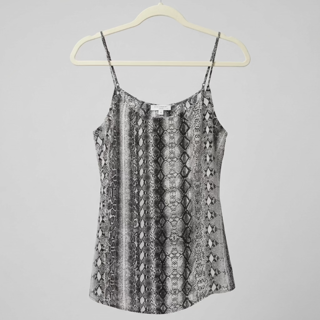 Equipment Silk Snakeprint Camisole Size L