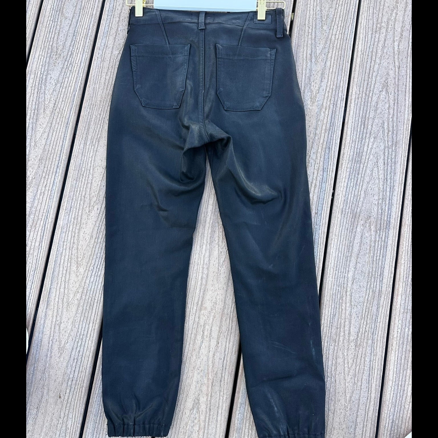 Paige Mayslie Coated Jogger Pants Size 26
