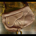Dior Brown Leather Shoulder Bag