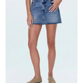 Pistola Daisy Low Slung Mini Skirt Denim Wash Size 25 NWT