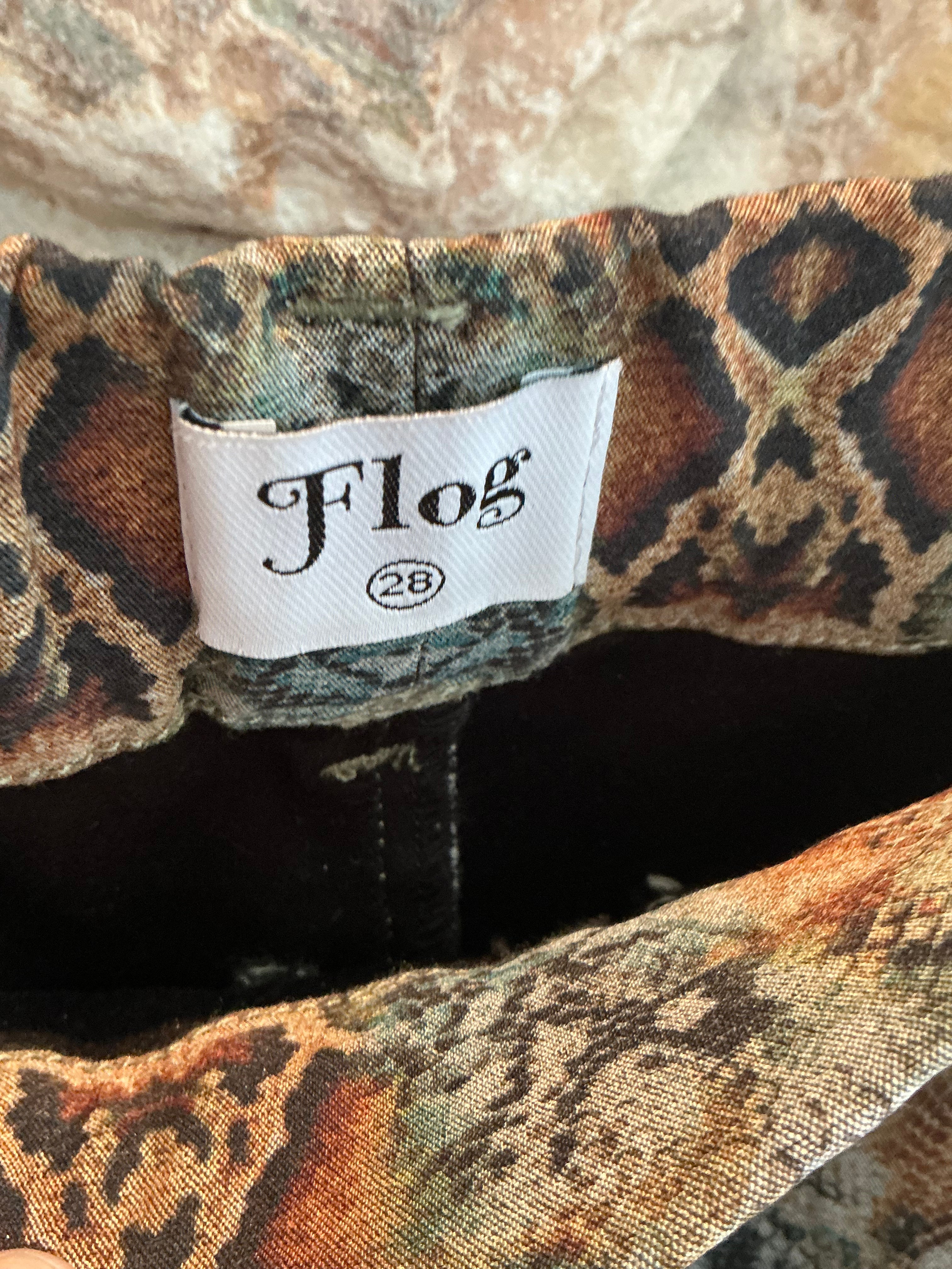 Bevy Flog Dafna Multi Turquoise Size 28