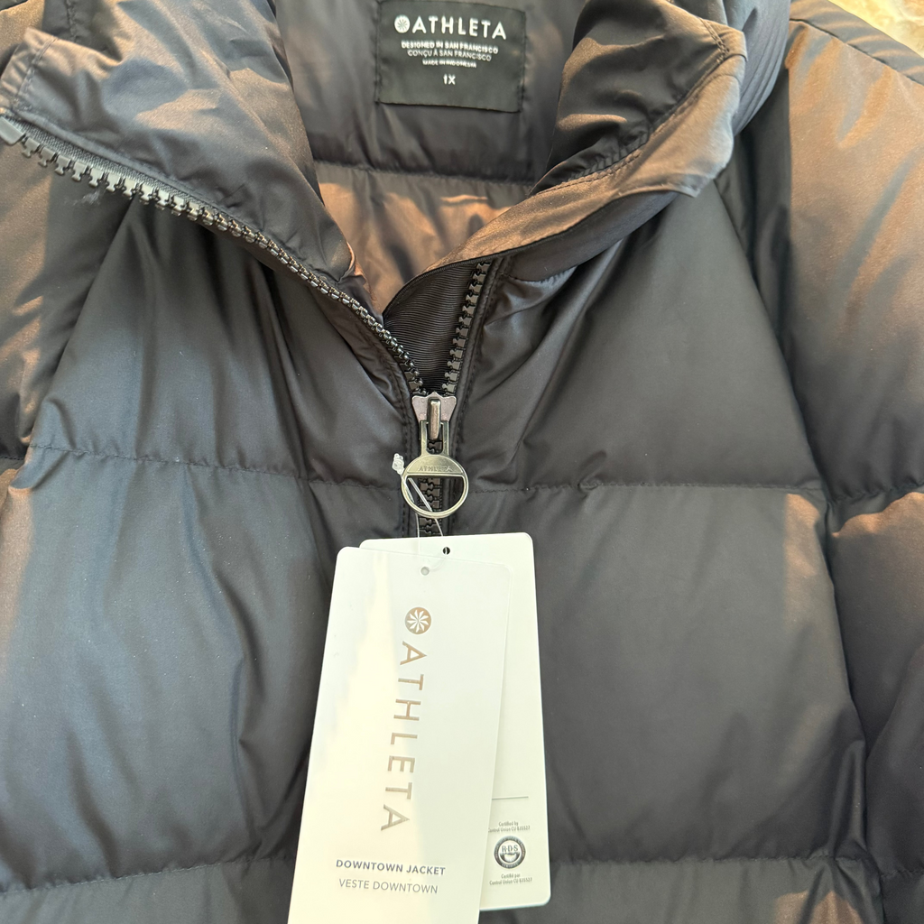 Athleta Downtown Jacket Black Size 1X