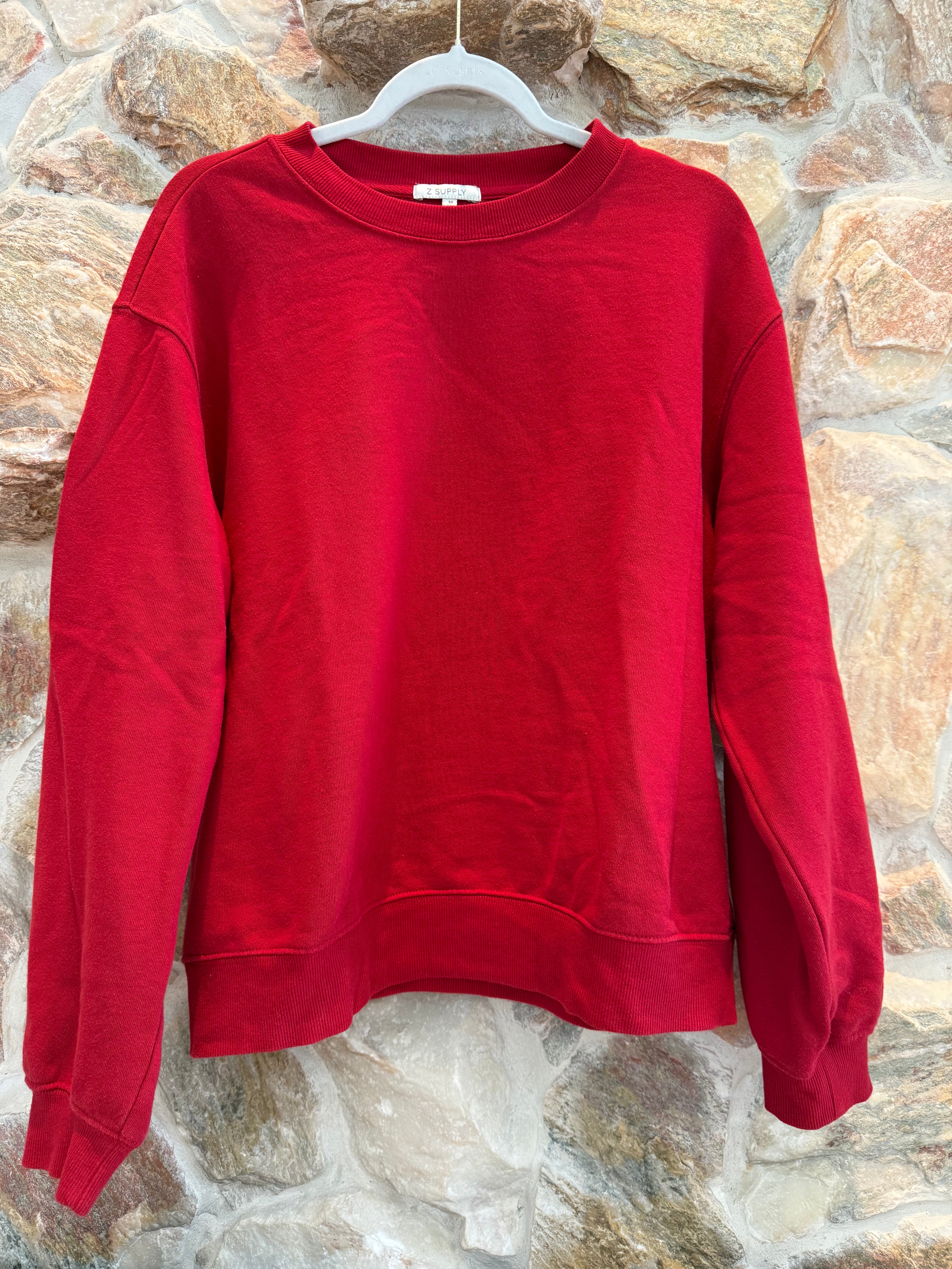 Z Supply Stadium Jogger HAUTE RED size Medium