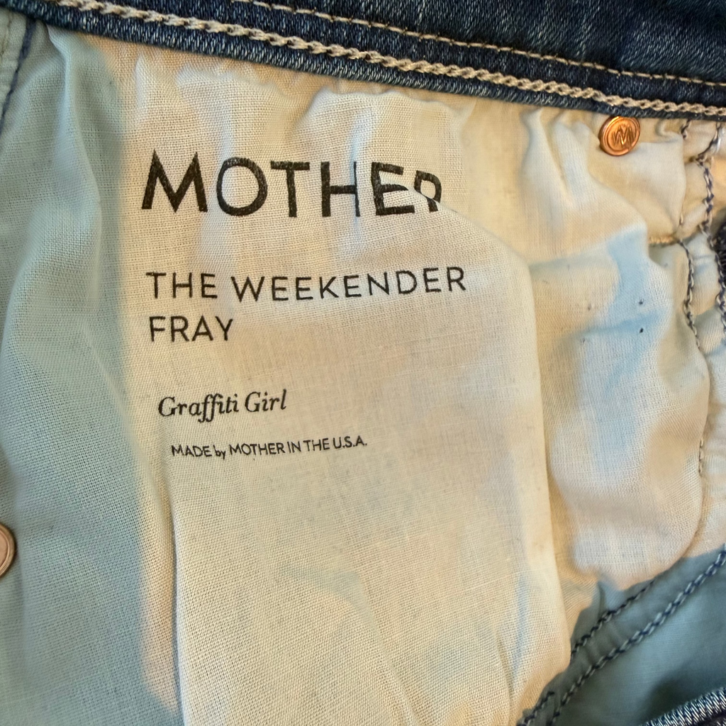 Mother The Weekender Fray Size 28