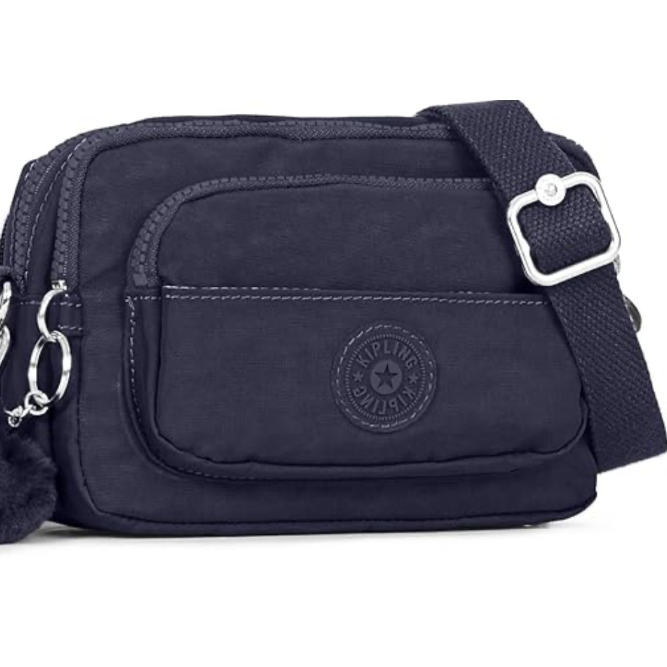 kipling Navy Nylon Crossbody Fanny Pack