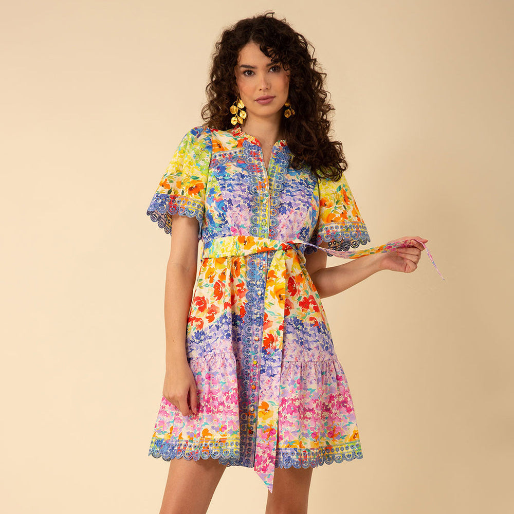 Hale Bob Mariana Poplin Dress Size Medium