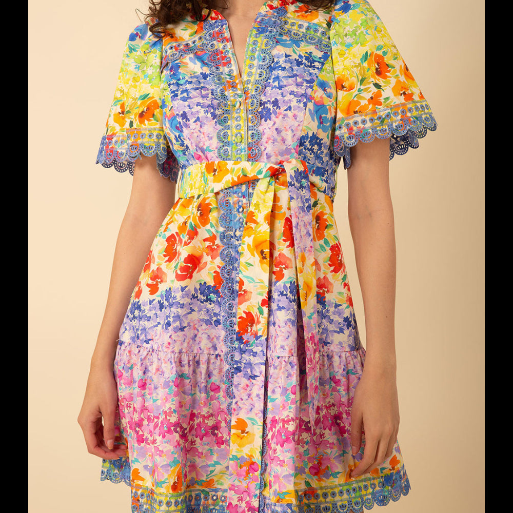 Hale Bob Mariana Poplin Dress Size Medium