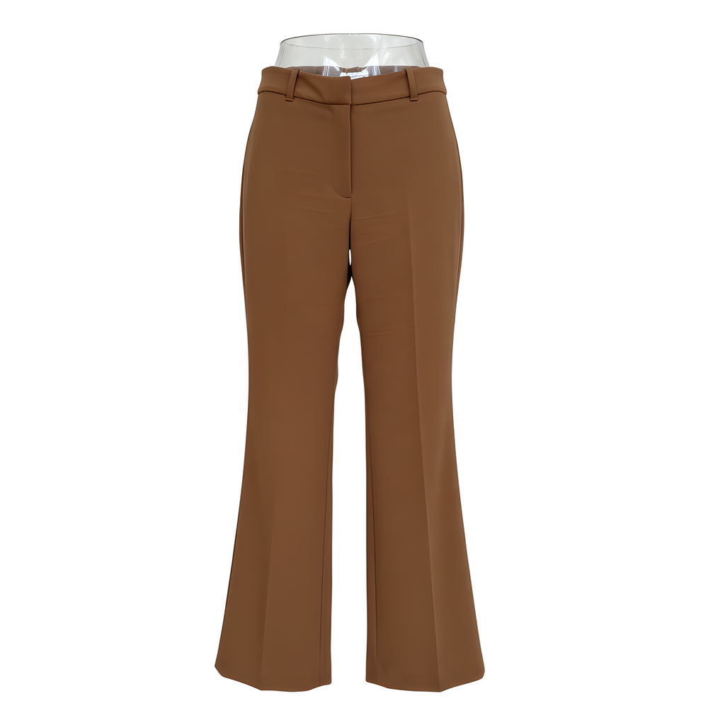 Wilfred High Rise Wide Leg Dress Trouser-Camel Size 2