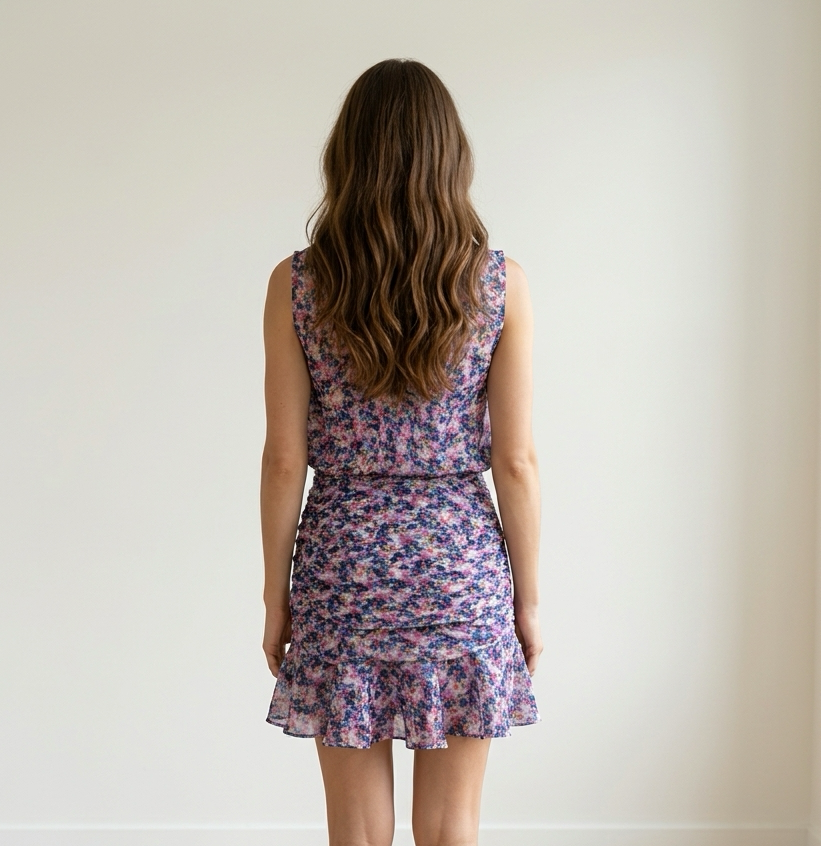 VERONICA BEARD - CAYSON DRESS - CREAM MULTI - SIZE 4