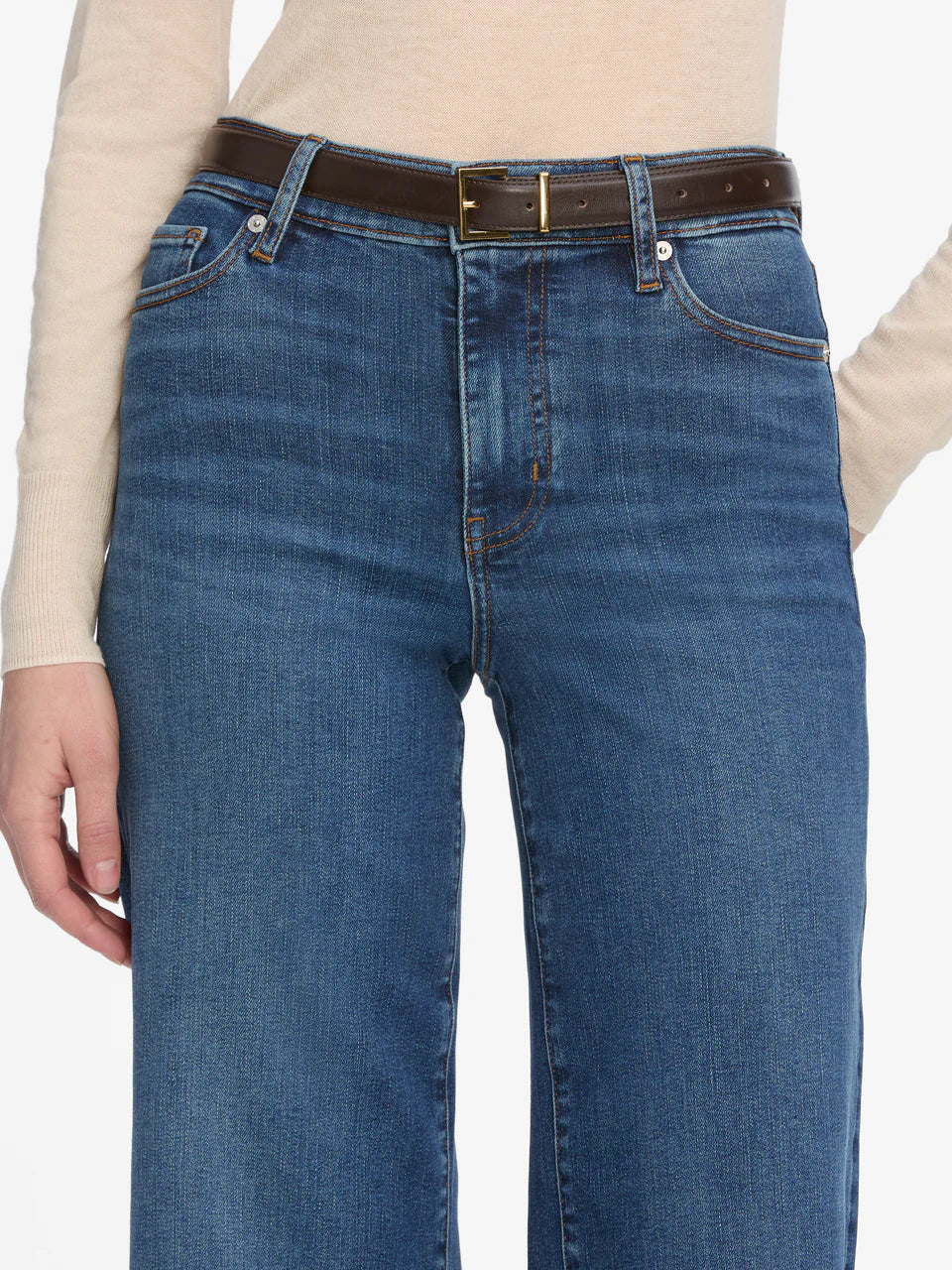 Frame Le Slim Palazzo raw hem size 27 Classic Jeans