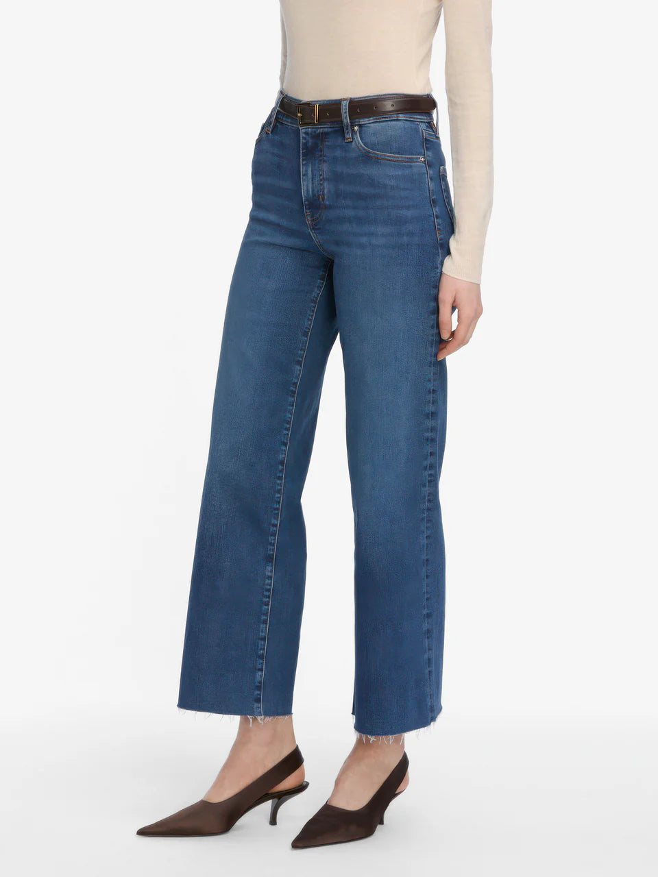 Frame Le Slim Palazzo raw hem size 27 Classic Jeans
