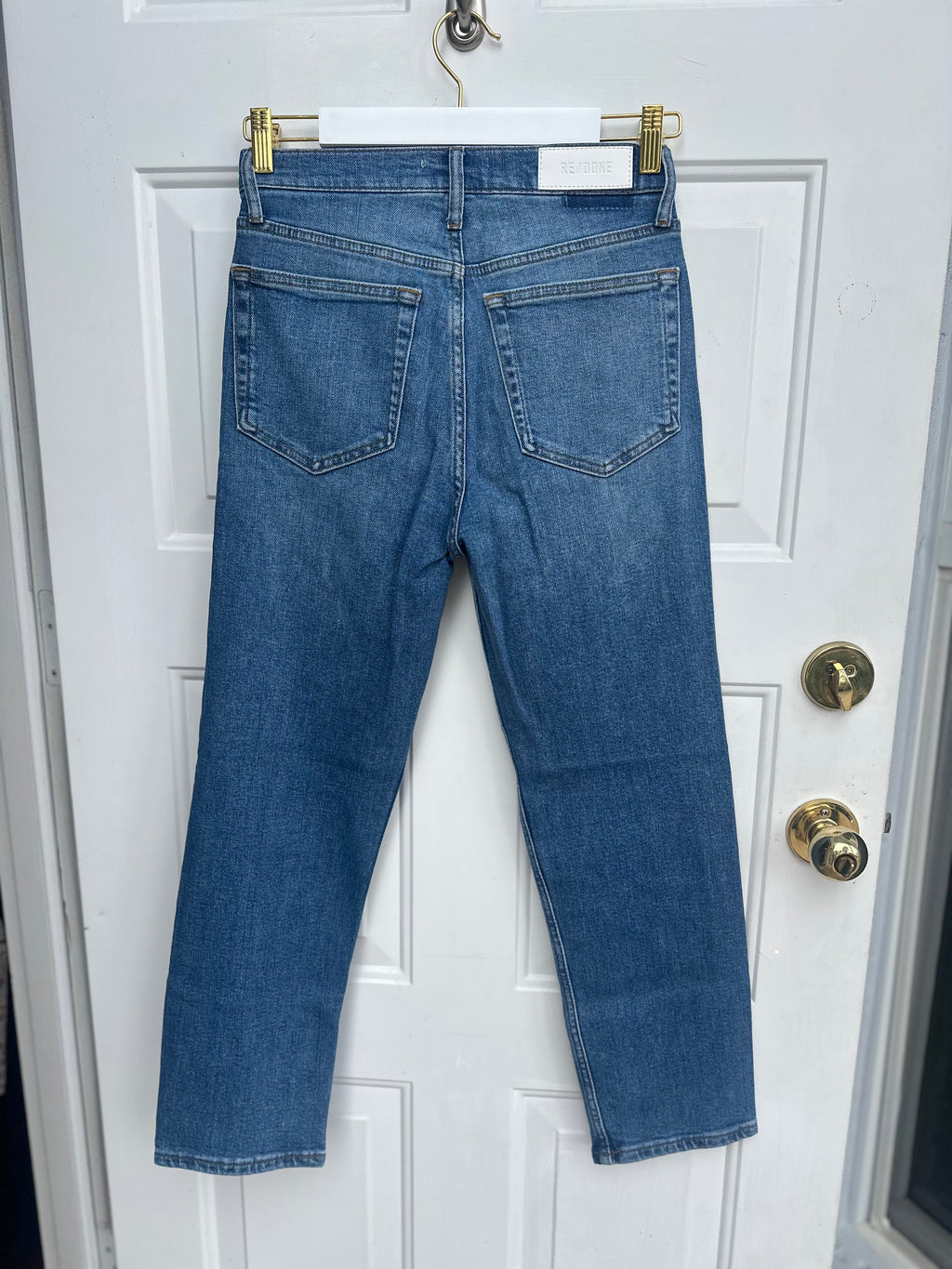 RE/DONE Stretch Button Fly Jeans Size 27