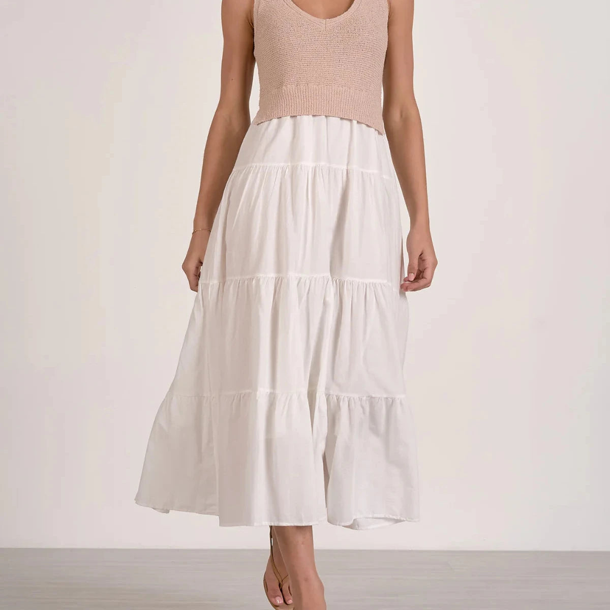 Elan Sleeveless Midi Dress - Size Large