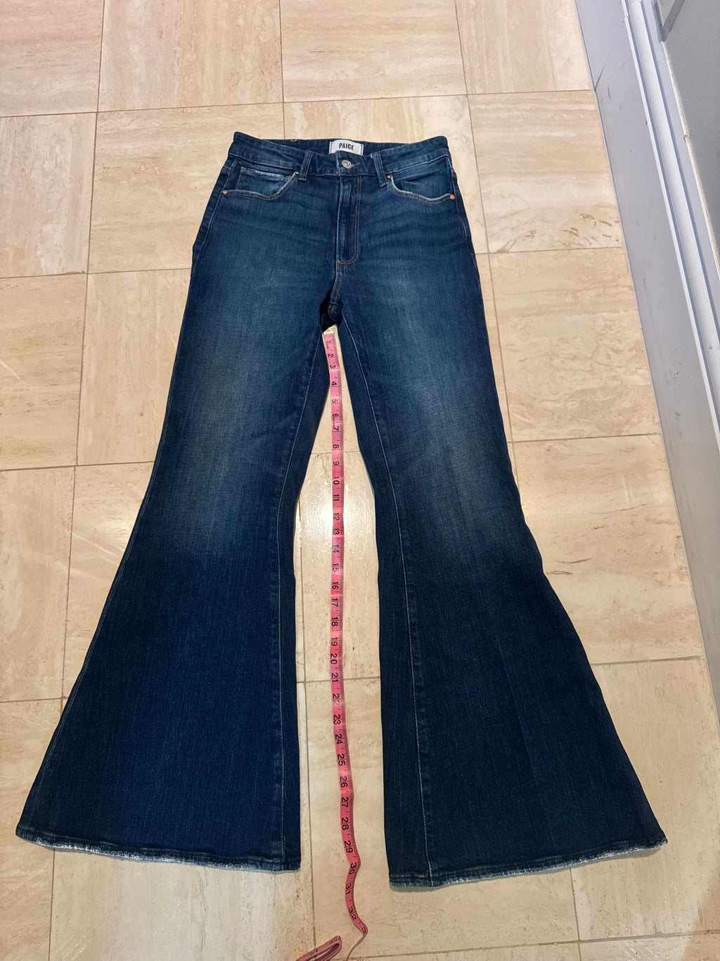 Paige Marlow High-Rise Flare Jeans Size 27