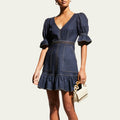 Cinq a Sept Dark Wash Denim Dress Size 4