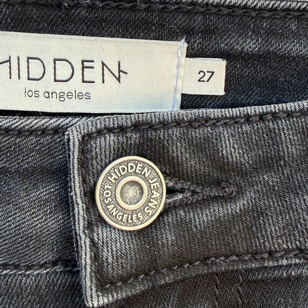 Hidden Los Angeles Black Flare Jeans Size 27