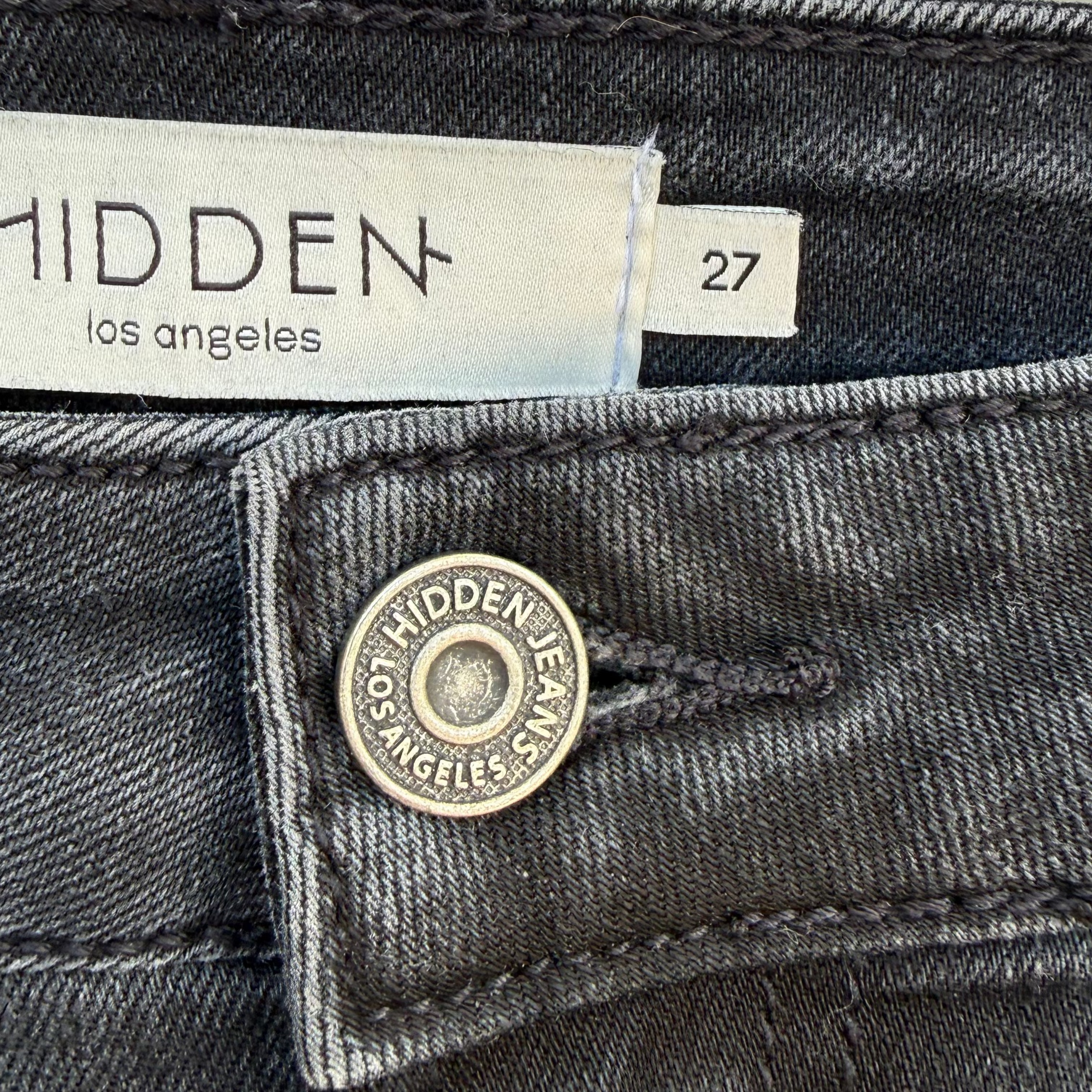 Hidden Los Angeles Black Flare Jeans Size 27