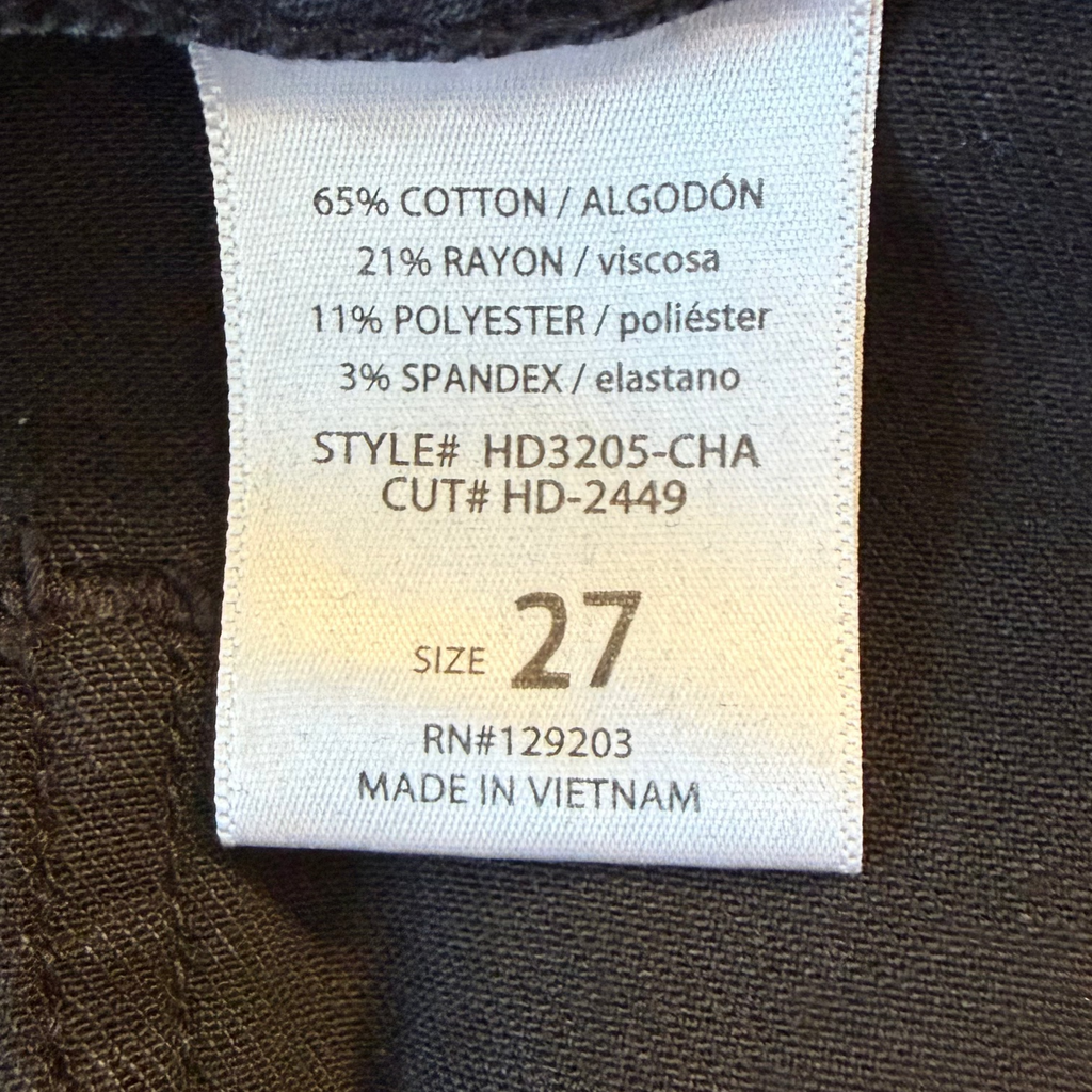 Hidden Los Angeles Black Flare Jeans Size 27