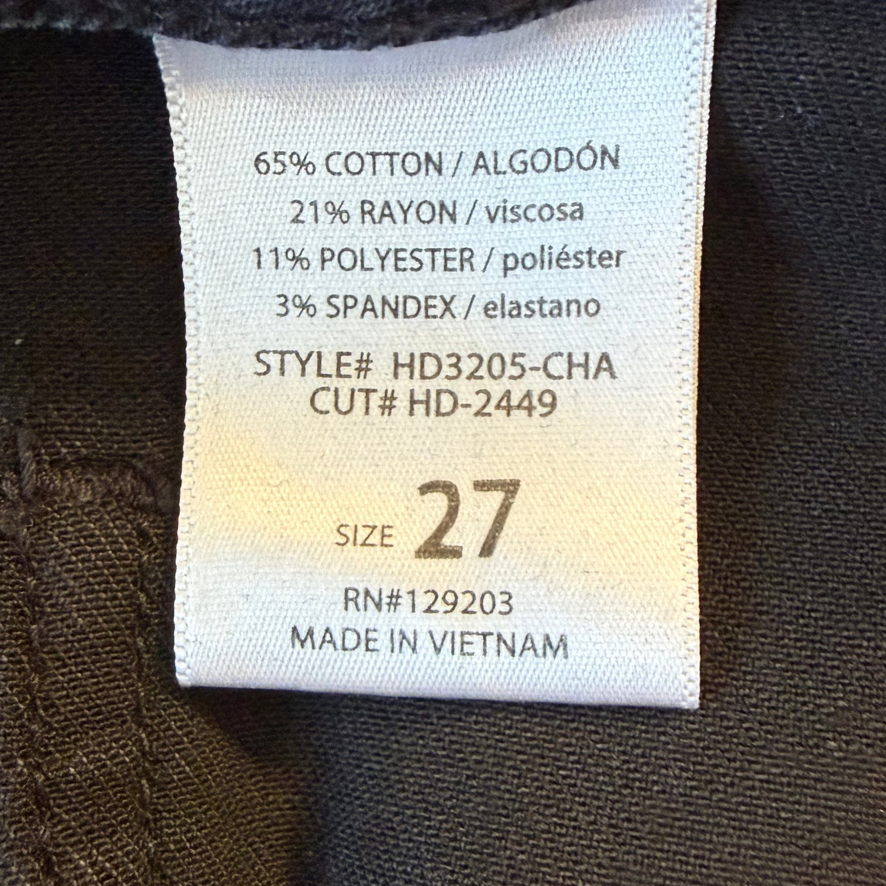 Hidden Los Angeles Black Flare Jeans Size 27