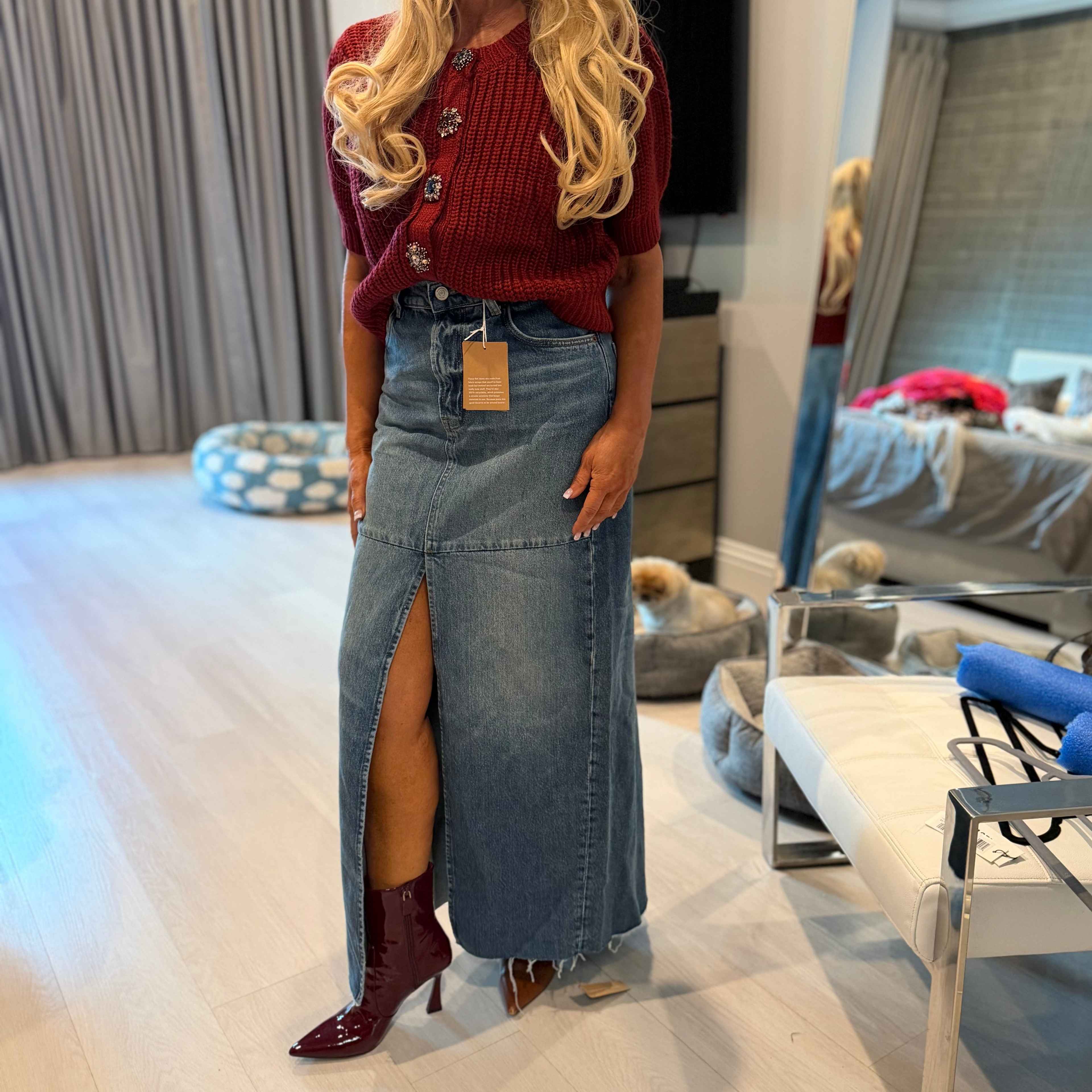 Reformation Tazz Maxi Skirt Size 27