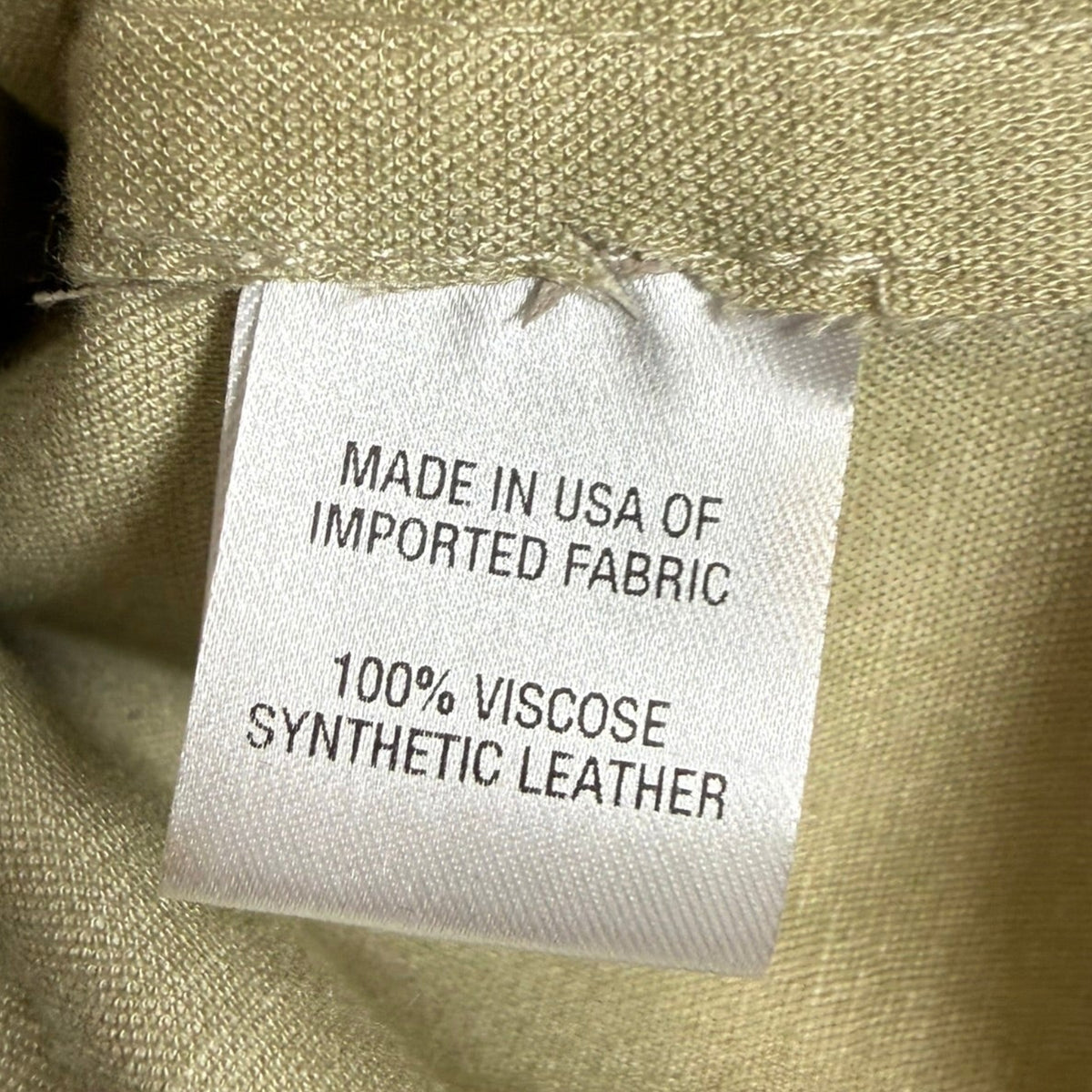 Drew Faux Leather Puff Sleeve Jacket Size M