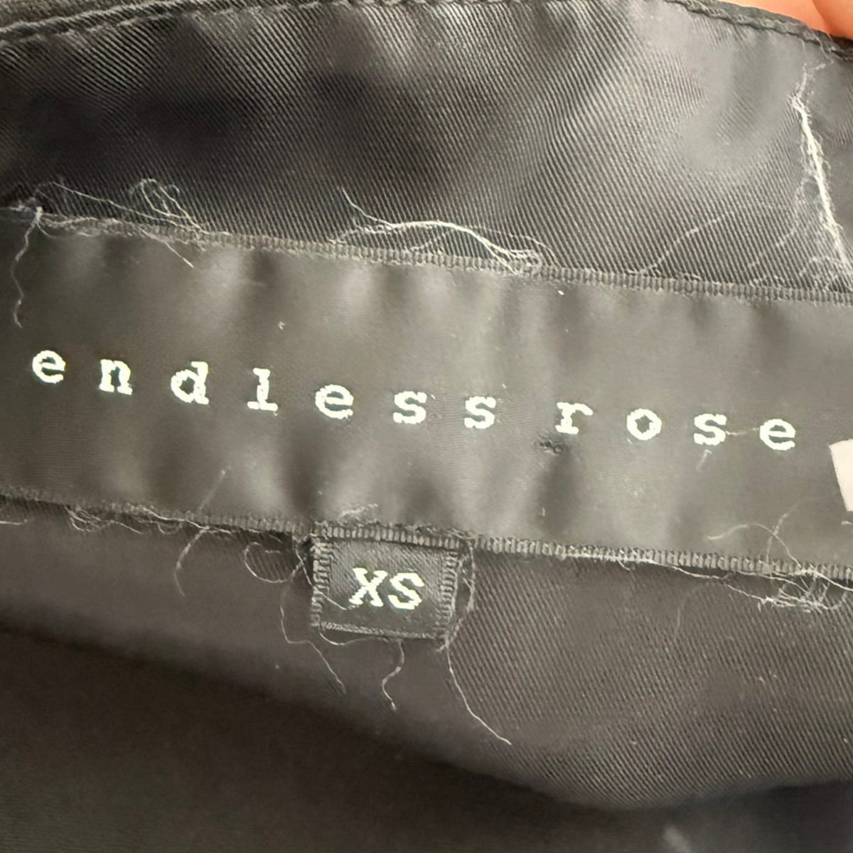 Endless Rose Black Halter Vest Size XS