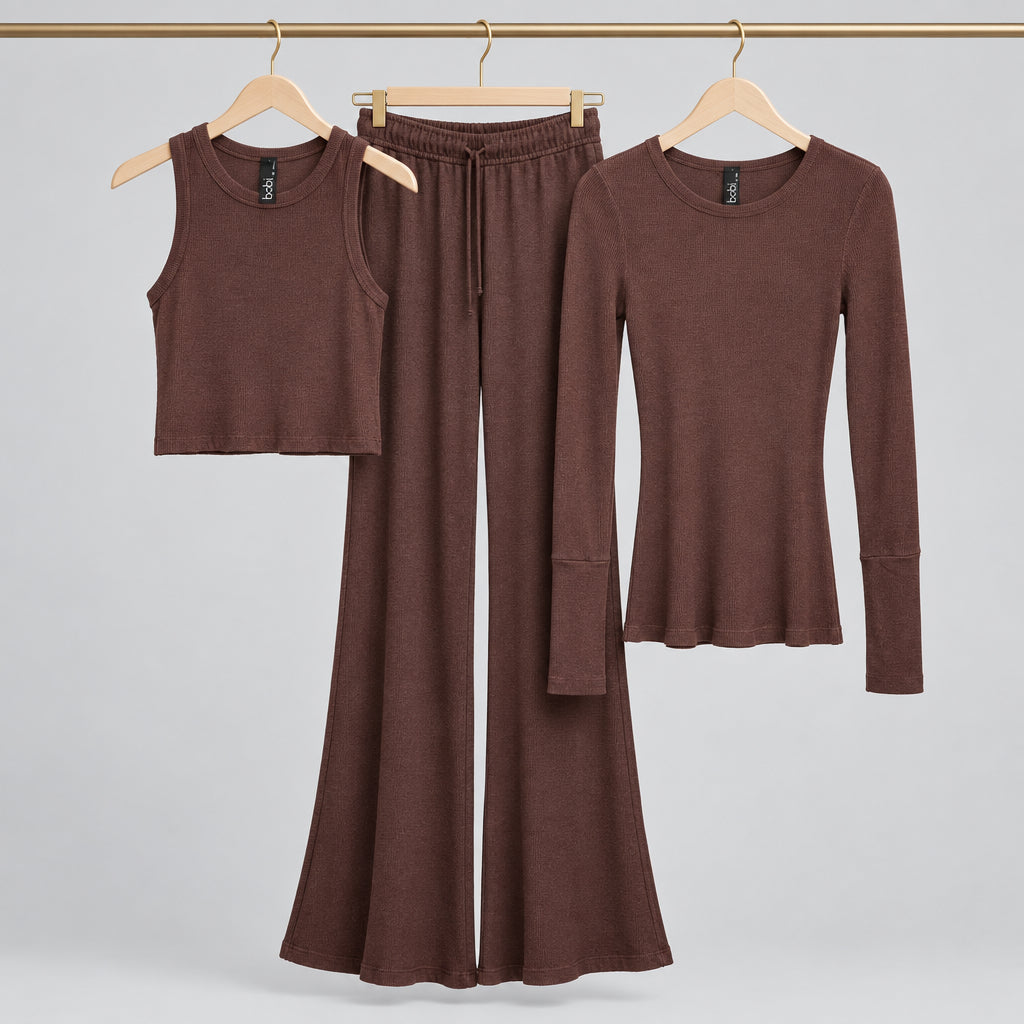 bobi Los Angeles Waffle Knit 3 Piece set Size XS