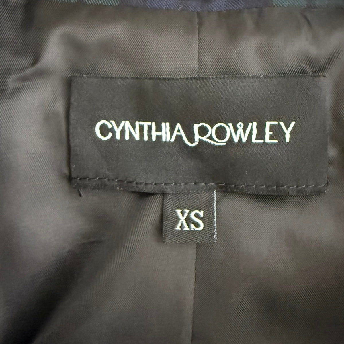Cynthia Rowley Plaid Suit Size XS