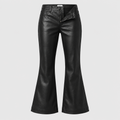 Pistola Black Faux Leather Pants Size 24