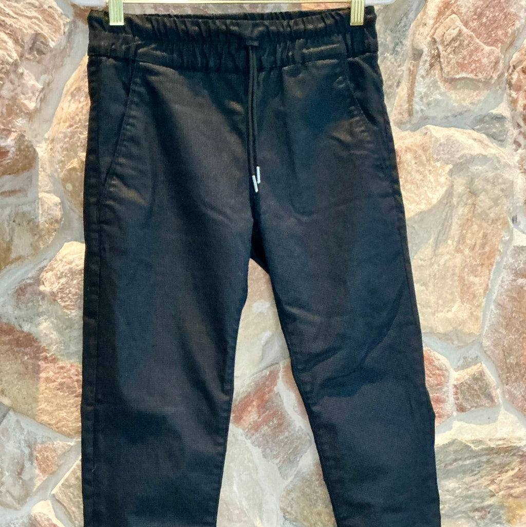 Bevy Flog Textured Drawstring Waist Casual Trouser- Size 27