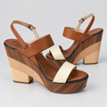 Jimmy Choo Wood Platform Sandals Size 39