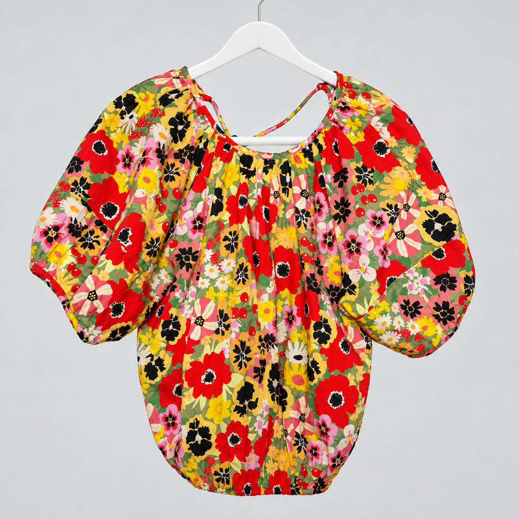 Mother Floral Print Blouse Size S
