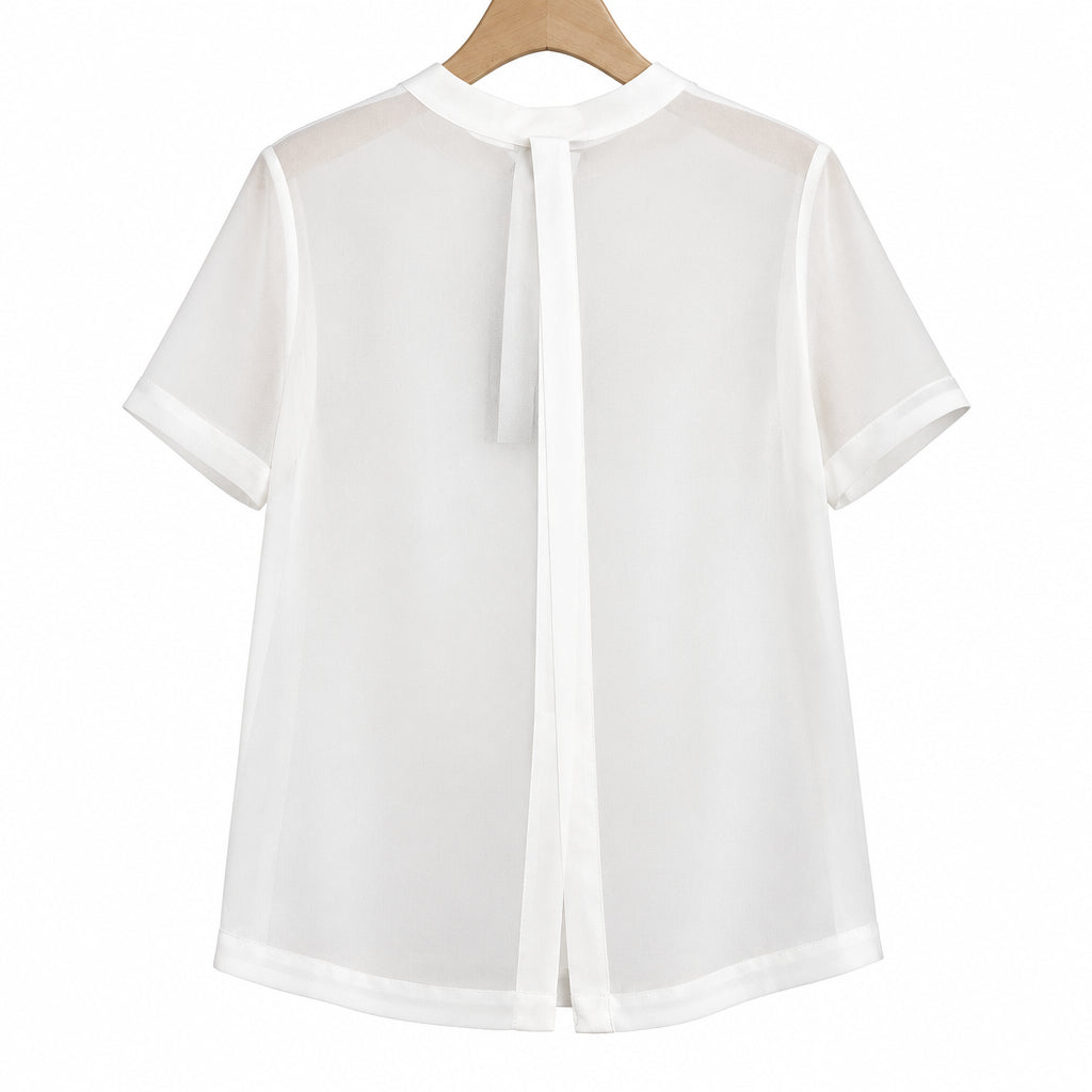 AllSaints Chalk White trace Top Size M