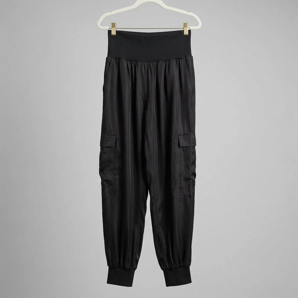 Cinq a Sept Silk-Like Utility Joggers Size Small